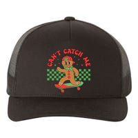 CanT Catch Me Retro Christmas Gingerbread Boy Xmas Yupoong Adult 5-Panel Trucker Hat