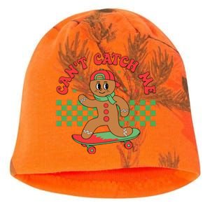 CanT Catch Me Retro Christmas Gingerbread Boy Xmas Kati - Camo Knit Beanie