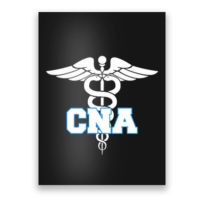 Cna Caduceus Medical Symbol Nurse Gifts Poster