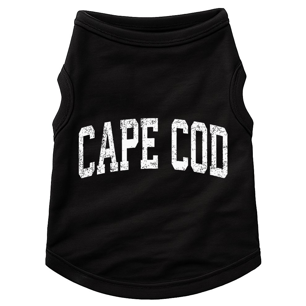 Cape Cod Massachusetts Ma Vintage Athletic Sports Design Doggie Tank