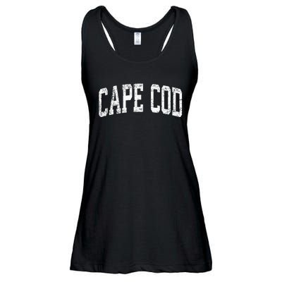 Cape Cod Massachusetts Ma Vintage Athletic Sports Design Ladies Essential Flowy Tank