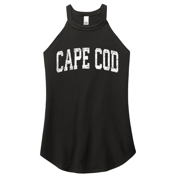 Cape Cod Massachusetts Ma Vintage Athletic Sports Design Women's Perfect Tri Rocker Tank