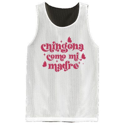 Chingona Como Mi Madre Mesh Reversible Basketball Jersey Tank