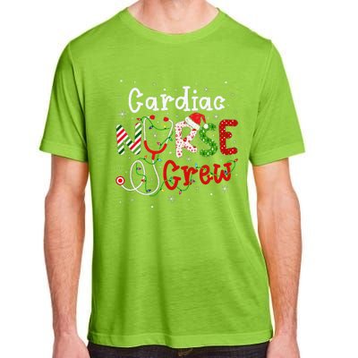 Cardiac Christmas Nurse Crew Funny Nursing Christmas Pattern Adult ChromaSoft Performance T-Shirt