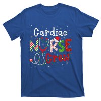 Cardiac Christmas Nurse Crew Funny Nursing Christmas Pattern T-Shirt