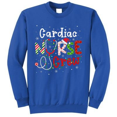 Cardiac Christmas Nurse Crew Funny Nursing Christmas Pattern Tall Sweatshirt