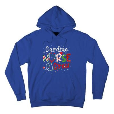 Cardiac Christmas Nurse Crew Funny Nursing Christmas Pattern Tall Hoodie