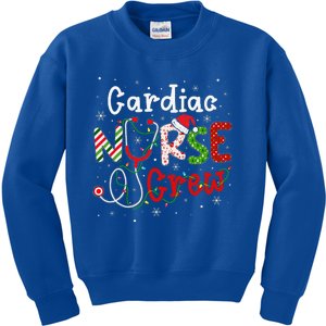 Cardiac Christmas Nurse Crew Funny Nursing Christmas Pattern Kids Sweatshirt