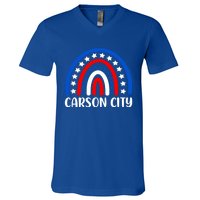 Carson City Nevada Meaningful Gift I Love Carson City Usa Gift V-Neck T-Shirt