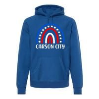 Carson City Nevada Meaningful Gift I Love Carson City Usa Gift Premium Hoodie