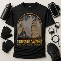 Carlsbad Caverns National Park Vintage Emblem Performance Shirt