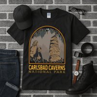 Carlsbad Caverns National Park Vintage Emblem Tall T-Shirt