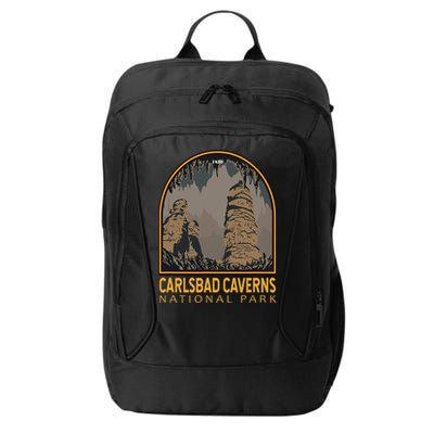 Carlsbad Caverns National Park Vintage Emblem City Backpack