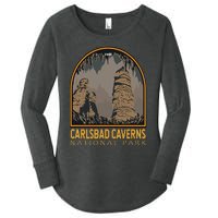 Carlsbad Caverns National Park Vintage Emblem Women's Perfect Tri Tunic Long Sleeve Shirt