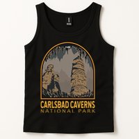 Carlsbad Caverns National Park Vintage Emblem Tank Top
