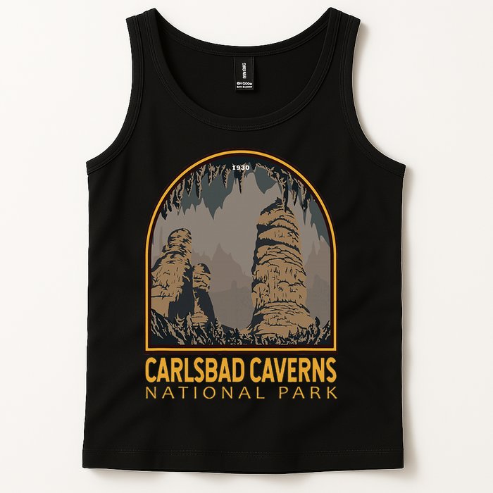 Carlsbad Caverns National Park Vintage Emblem Tank Top