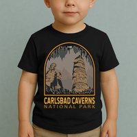 Carlsbad Caverns National Park Vintage Emblem Toddler T-Shirt