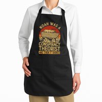 Conservative Christian Noah Was A Conspiracy Theorist Apron