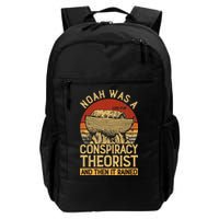 Conservative Christian Noah Was A Conspiracy Theorist Backpack