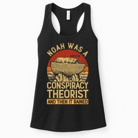 Conservative Christian Noah Was A Conspiracy Theorist Womens Tank Top