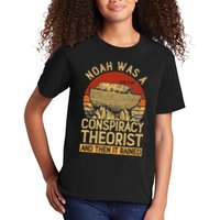 Conservative Christian Noah Was A Conspiracy Theorist Kids T-Shirt