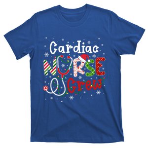 Cardiac Christmas Nurse Crew Funny Nursing Christmas Pattern Funny Gift T-Shirt