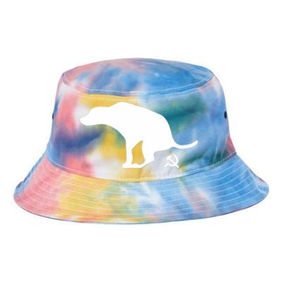 Camiseta Cagando No Comunismo Cachorro Defecando Estampa Tie Dye Newport Bucket Hat