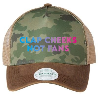 Clap Cheeks Not Fans Funny Edm Rave Festival Raver Legacy Tie Dye Trucker Hat