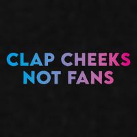 Clap Cheeks Not Fans Funny Edm Rave Festival Raver Ladies PosiCharge Tri-Blend Wicking Tank