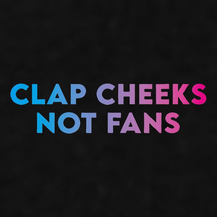Clap Cheeks Not Fans Funny Edm Rave Festival Raver Ladies PosiCharge Tri-Blend Wicking Tank