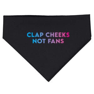 Clap Cheeks Not Fans Funny Edm Rave Festival Raver USA-Made Doggie Bandana