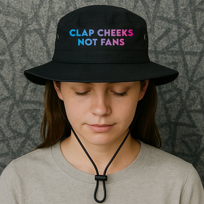 Clap Cheeks Not Fans Funny Edm Rave Festival Raver Bucket Hat