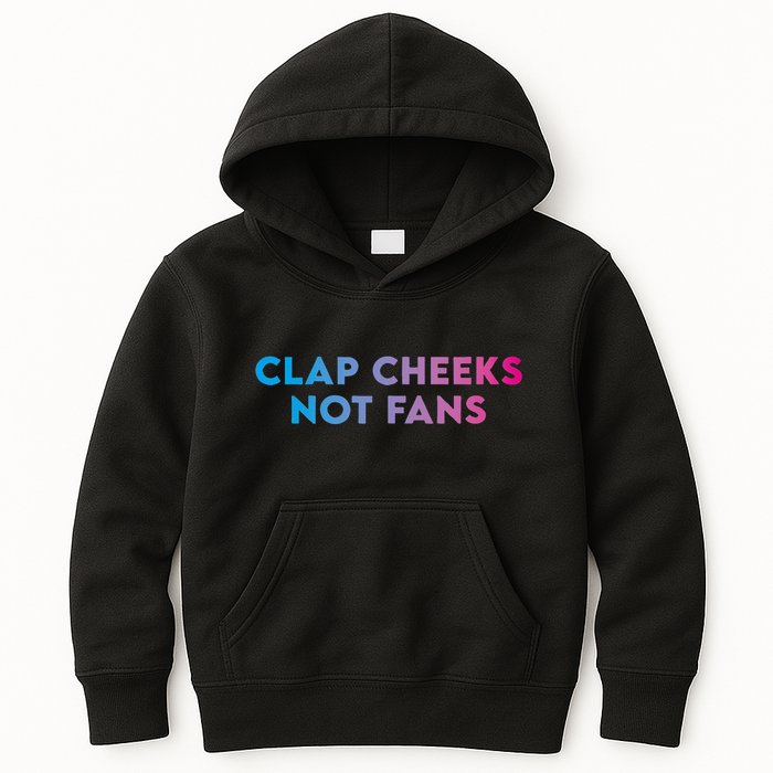 Clap Cheeks Not Fans Funny Edm Rave Festival Raver Kids Hoodie