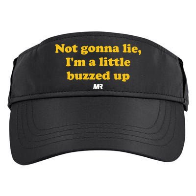 Campeche Collective Not Gonna Lie IM A Little Buzzed Up Adult Drive Performance Visor