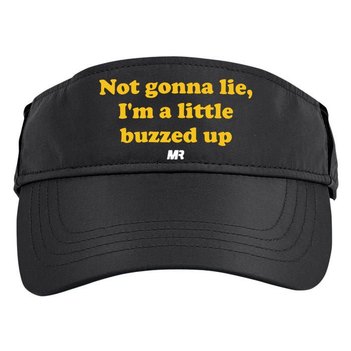 Campeche Collective Not Gonna Lie IM A Little Buzzed Up Adult Drive Performance Visor