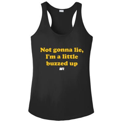 Campeche Collective Not Gonna Lie IM A Little Buzzed Up Ladies PosiCharge Competitor Racerback Tank