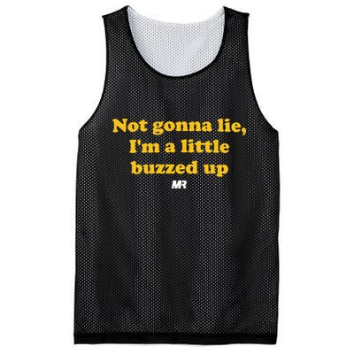 Campeche Collective Not Gonna Lie IM A Little Buzzed Up Mesh Reversible Basketball Jersey Tank