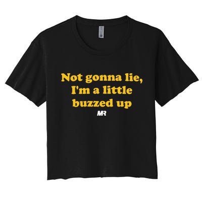 Campeche Collective Not Gonna Lie IM A Little Buzzed Up Crop Top