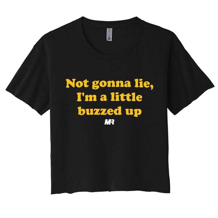 Campeche Collective Not Gonna Lie IM A Little Buzzed Up Crop Top