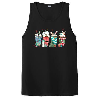 Christmas Coffee Nurse Latte Cozy Winter Xmas Coffee Lover PosiCharge Competitor Tank