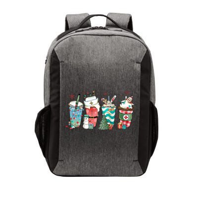 Christmas Coffee Nurse Latte Cozy Winter Xmas Coffee Lover Vector Backpack