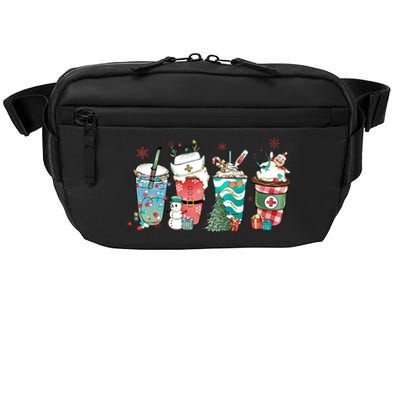 Christmas Coffee Nurse Latte Cozy Winter Xmas Coffee Lover Crossbody Pack