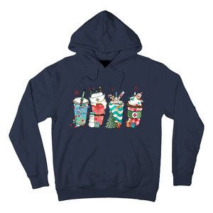 Christmas Coffee Nurse Latte Cozy Winter Xmas Coffee Lover Hoodie