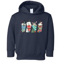 Christmas Coffee Nurse Latte Cozy Winter Xmas Coffee Lover Toddler Hoodie