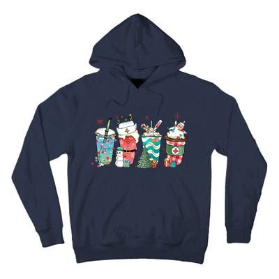 Christmas Coffee Nurse Latte Cozy Winter Xmas Coffee Lover Tall Hoodie