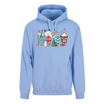 Christmas Coffee Nurse Latte Cozy Winter Xmas Coffee Lover Unisex Surf Hoodie