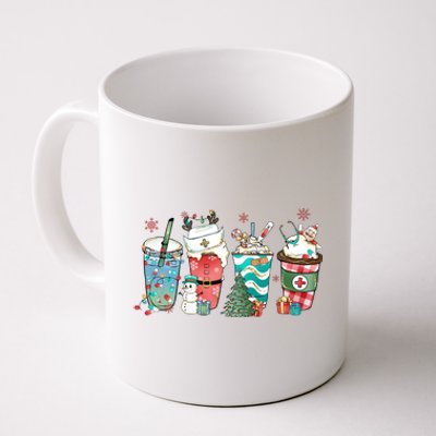 Christmas Coffee Nurse Latte Cozy Winter Xmas Coffee Lover Coffee Mug