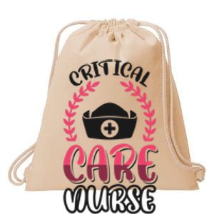 Critical Care Nurse Squad Gift Drawstring Bag