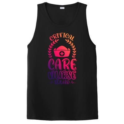 Critical Care Nurse Squad Funny Gift PosiCharge Competitor Tank