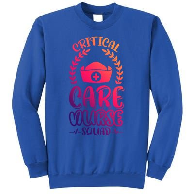 Critical Care Nurse Squad Funny Gift Sweatshirt